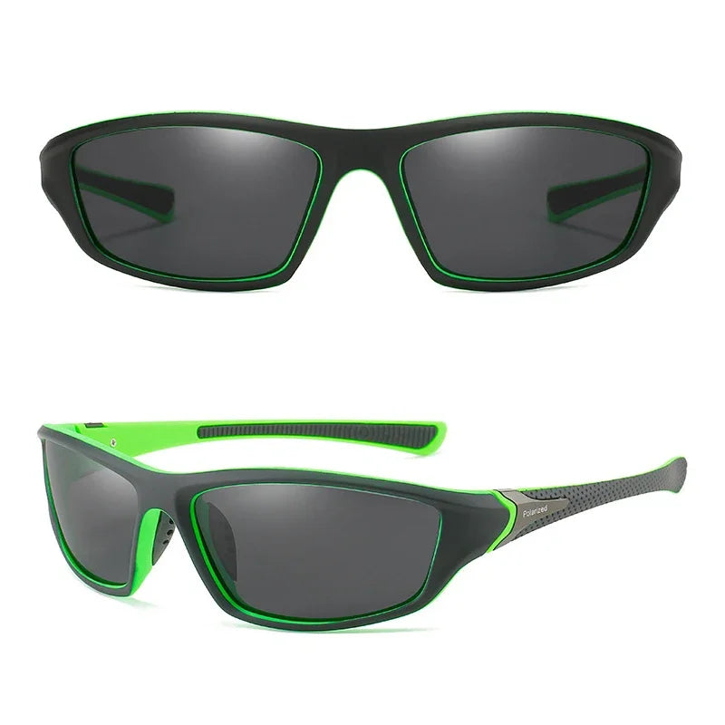 Occhiali da Sole Polarizzati Uomo Donna – Protezione UV400, Lenti Specchiate, Design Quadrato, Leggeri e Resistenti – Disponibili in Vari Colori.