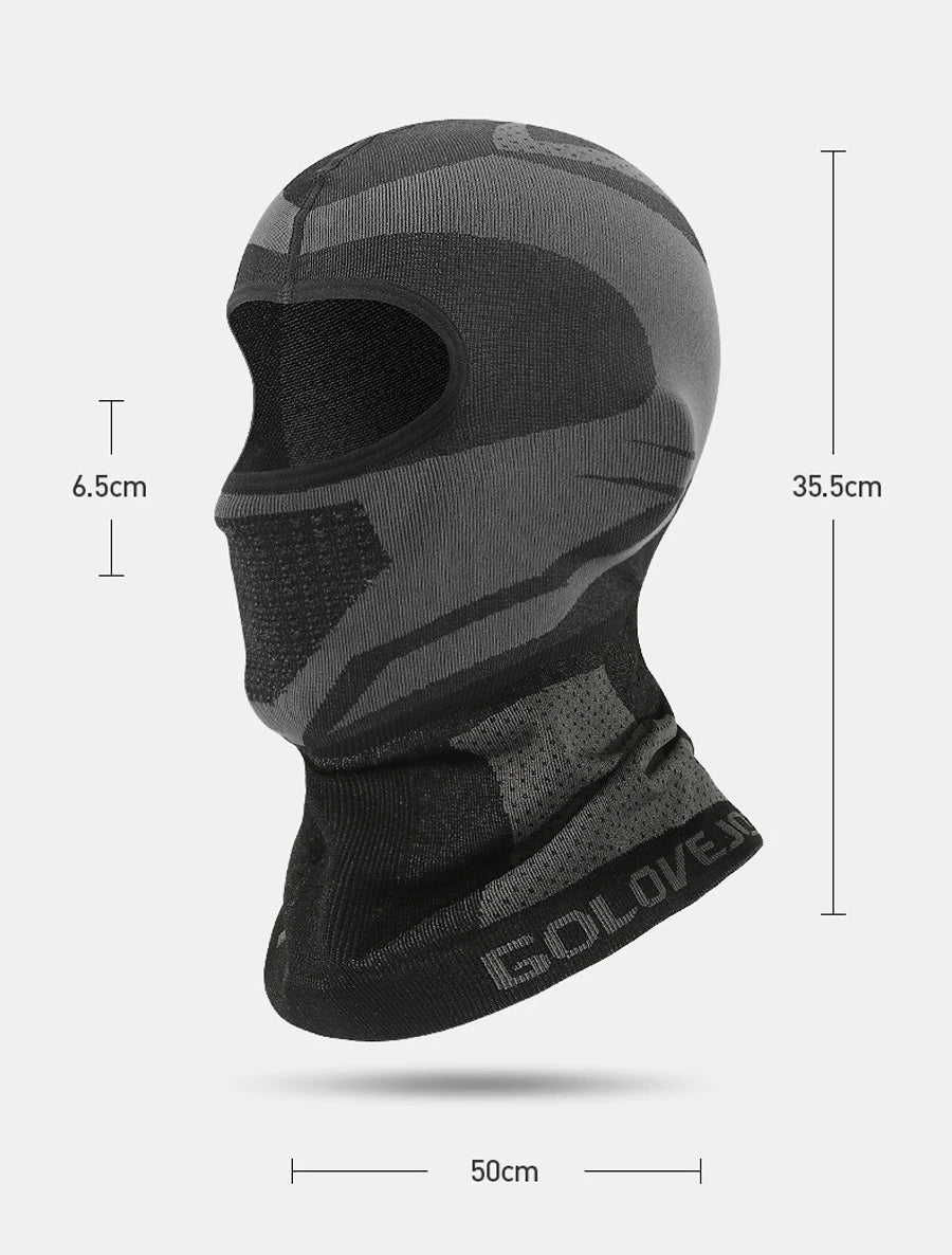 Passamontagna elasticizzato in poliestere unisex, taglia unica, colori a scelta, 2 modelli.