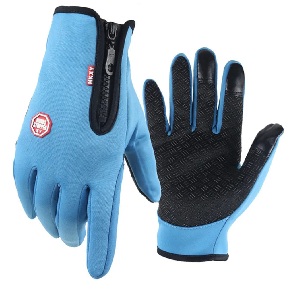Guanti sportivi invernali antivento, impermeabili, touch screen.