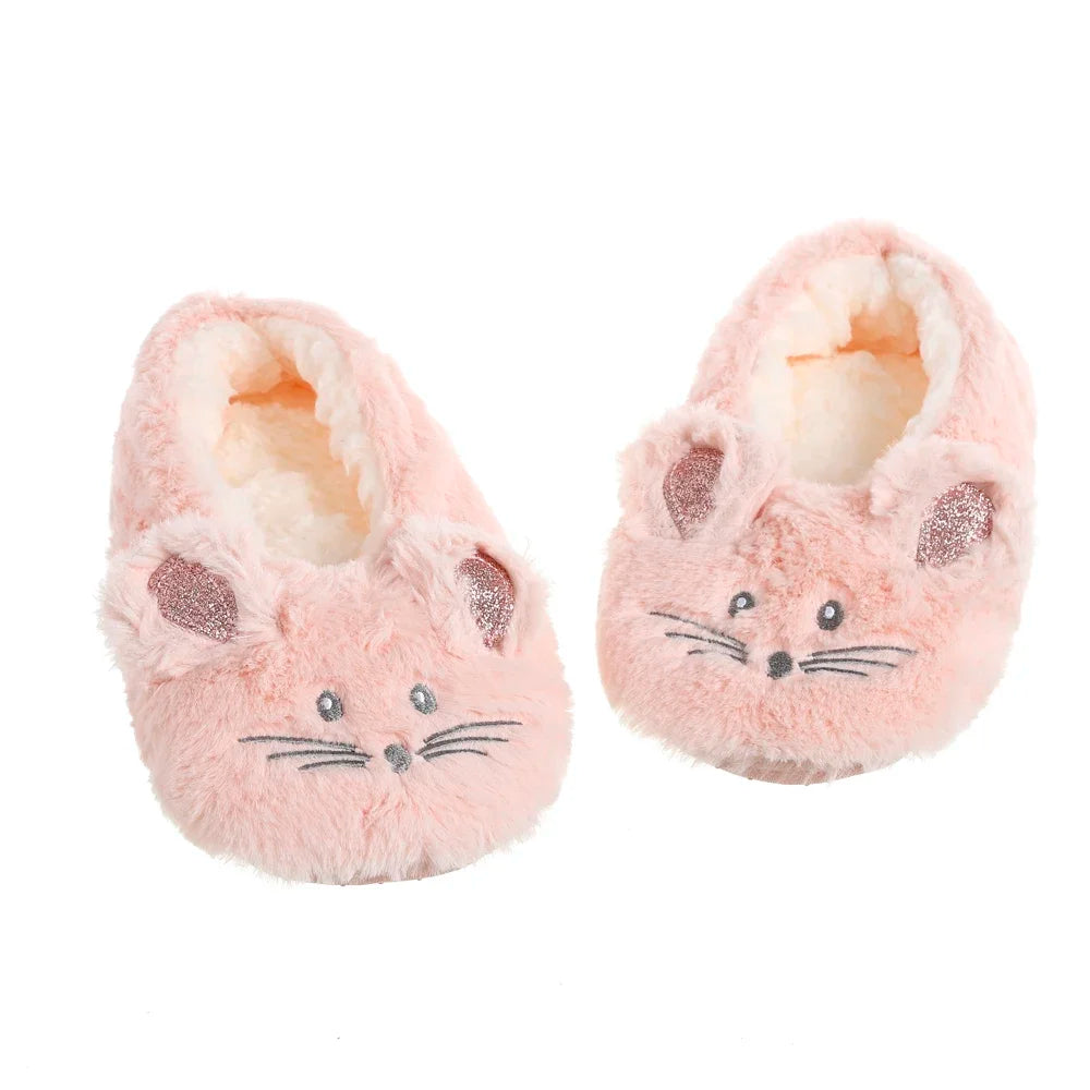 Pantofola da donna invernale. Pantofole dalla forma simpatica, morbide, calde, antiscivolo.