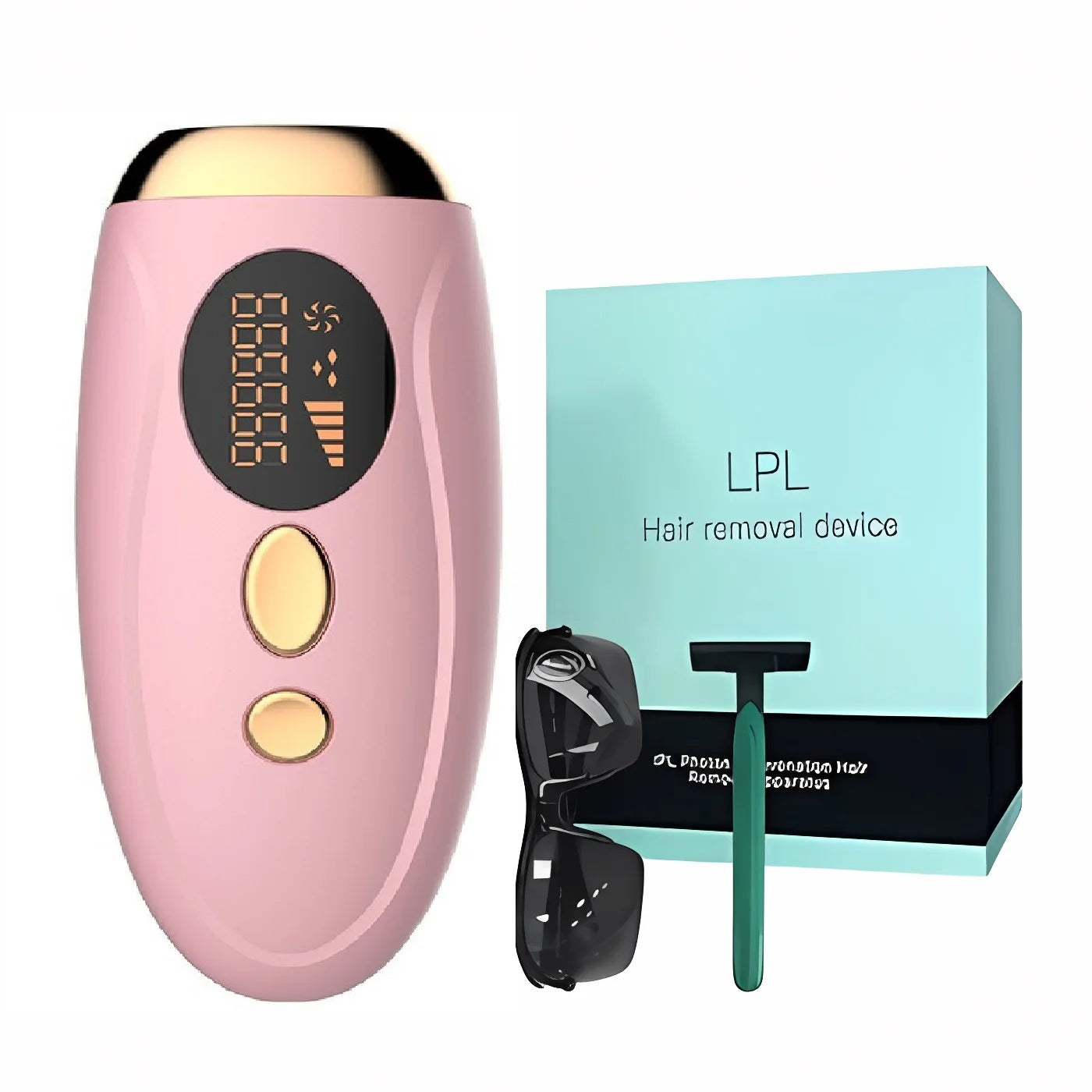 Epilatore a Luce Pulsata IPL – Laser Permanente, Indolore e Professionale per Viso, Corpo, Ascelle e Zona Bikini.
