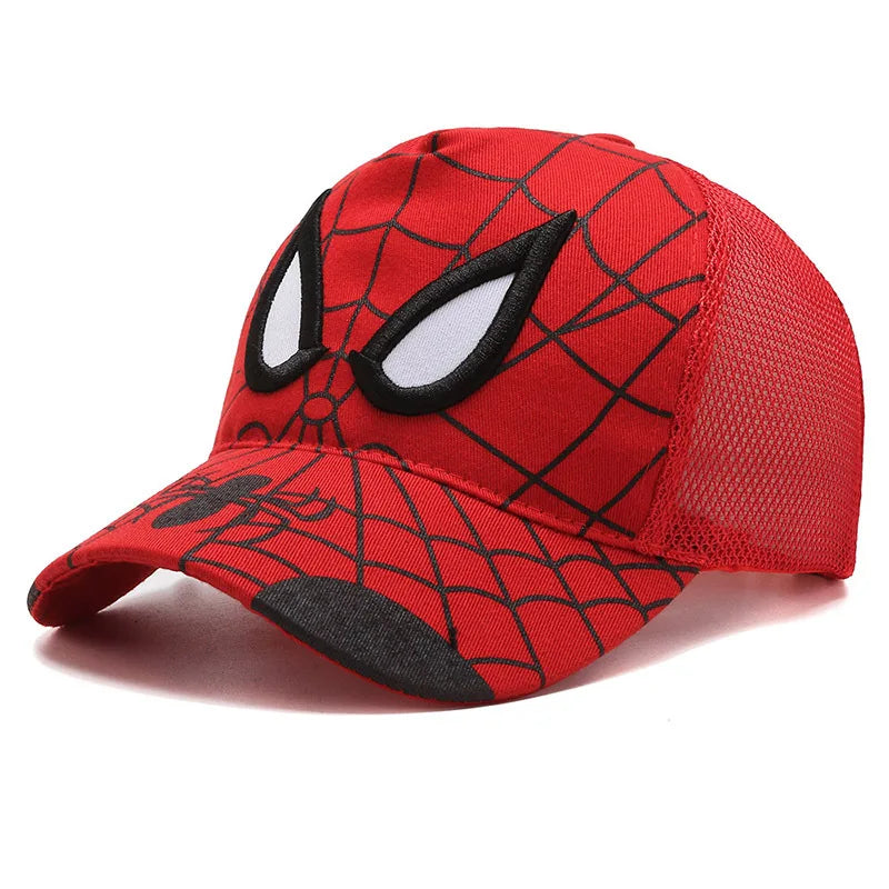 Cappello primavera/estate per bambino/a con immagini “Spider-Man”. In cotone traspirante, misura 48-54.