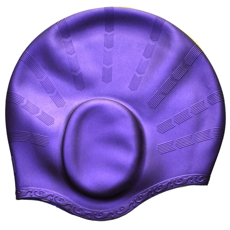 Cuffie da nuoto in silicone unisex per adulti e bambini. Impermeabili, ergonomiche per le orecchie.