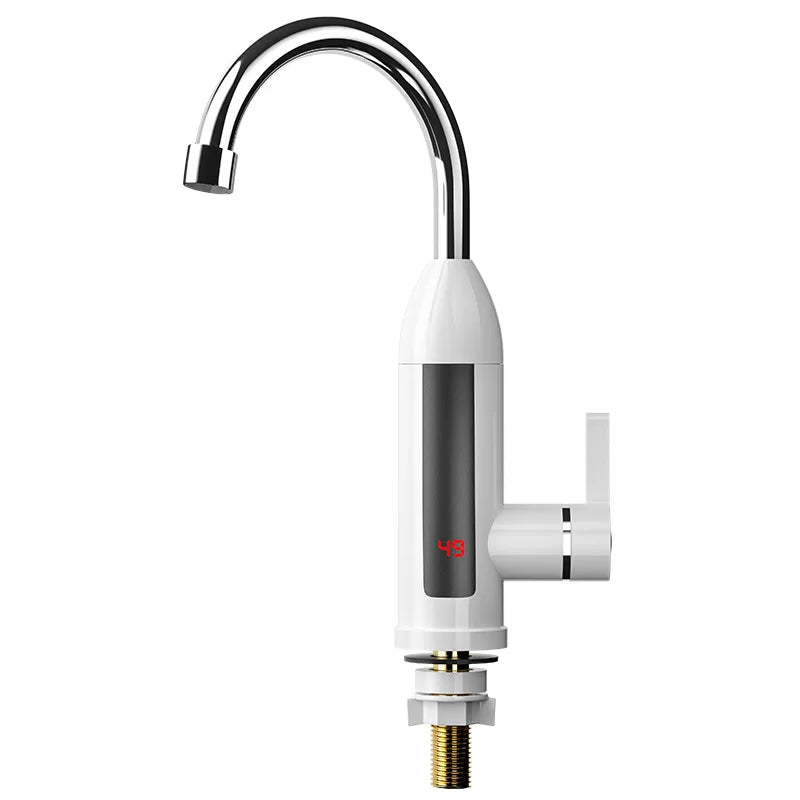 Rubinetto scaldabagno istantaneo elettrico 3000w in acciaio inossidabile.