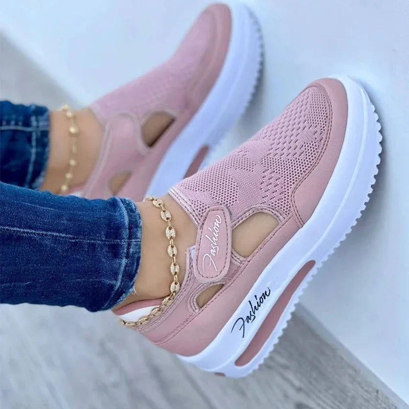 Scarpa primavera/estate da donna, sportiva elegante, antiscivolo e colorata. Ultra traspirante, leggera, comodità ai tuoi piedi.
