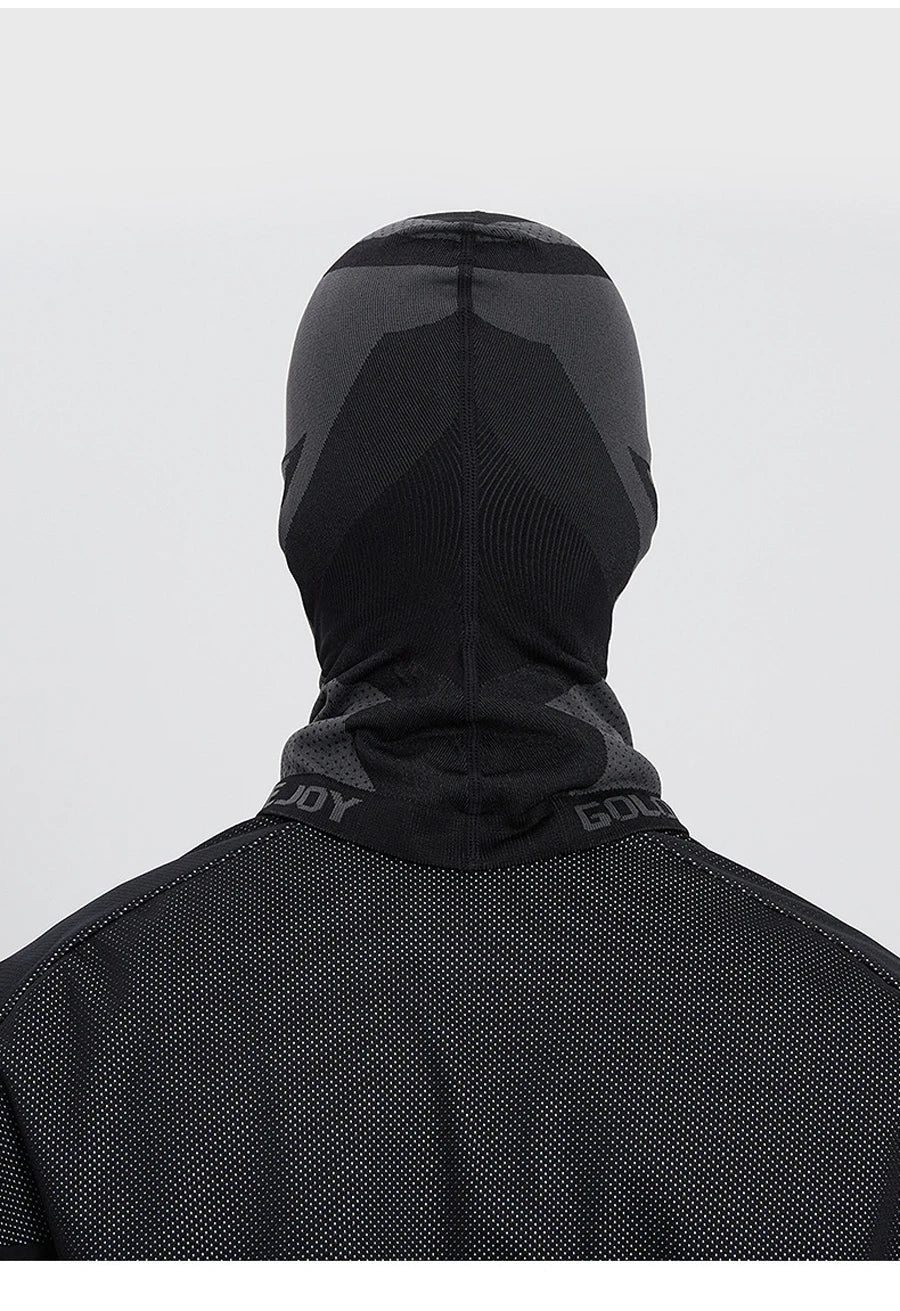 Passamontagna elasticizzato in poliestere unisex, taglia unica, colori a scelta, 2 modelli.