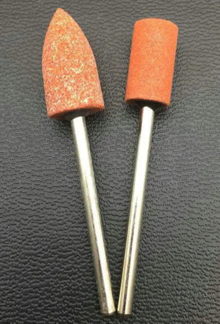 Punte per unghie in pietra di ceramica, Set 100 frese per trapano “nail art”. Essenziali per manicure/pedicure, cura delle unghie.
