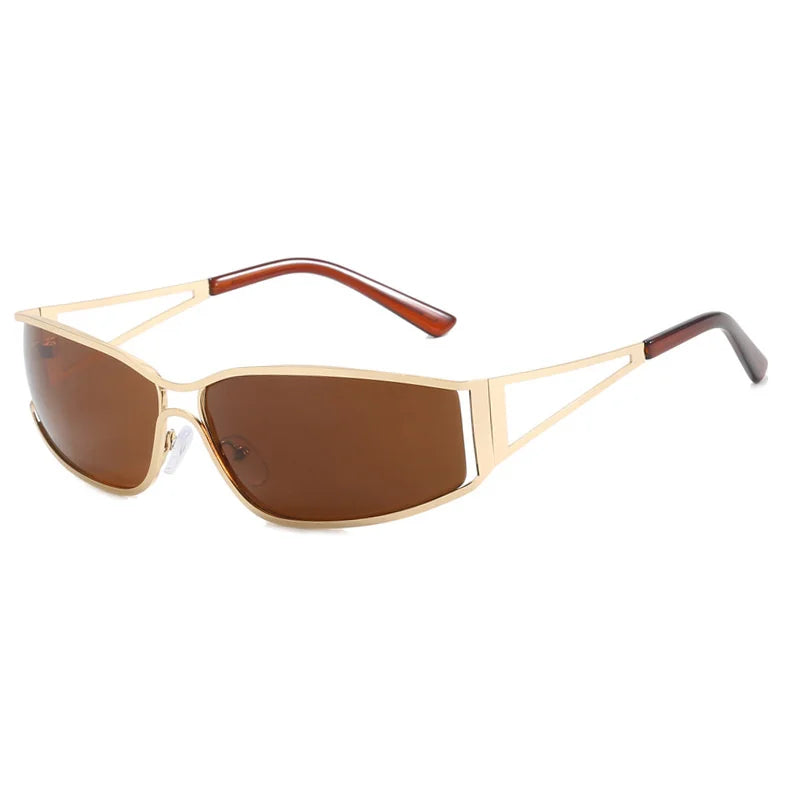Occhiali da Sole Polarizzati Uomo Donna – Montatura in lega sfumata, Protezione UV400, Leggeri e Resistenti – Disponibili in Vari Colori.