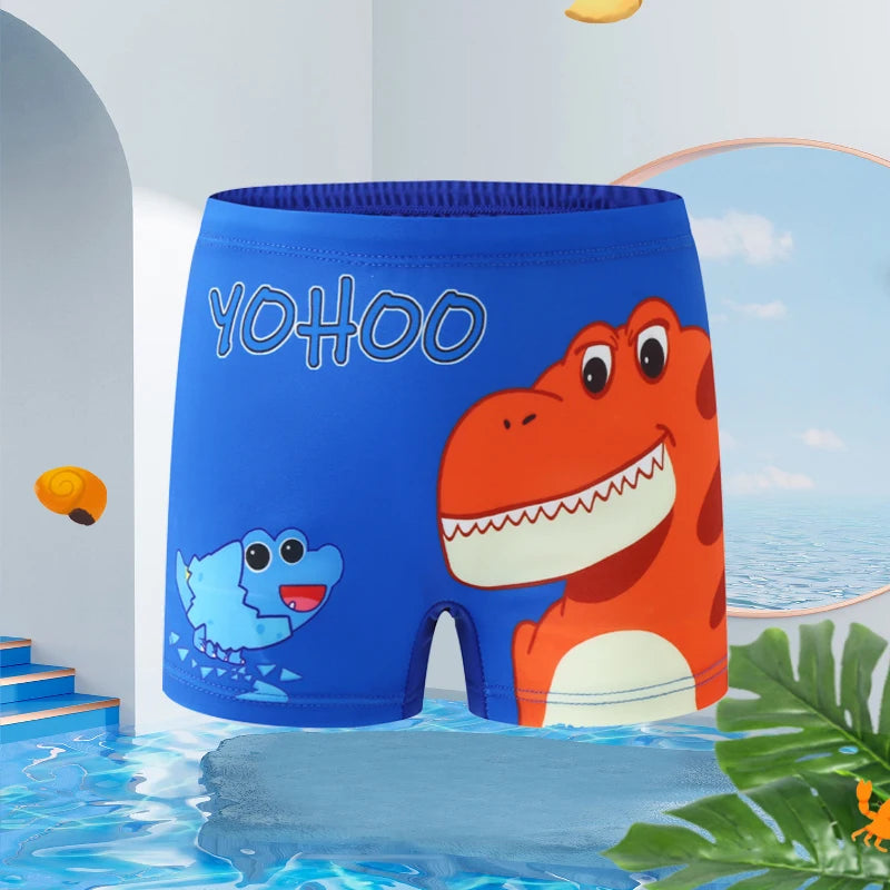 Costume Da Bagno “Pantaloncino” Da Bambino con Immagine Colorata. Design Moderno, Traspirante e Durevole, Colorato.
