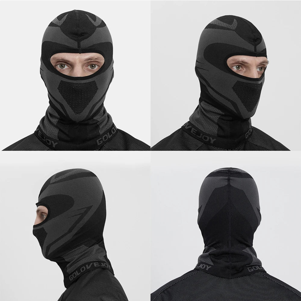 Passamontagna elasticizzato in poliestere unisex, taglia unica, colori a scelta, 2 modelli.