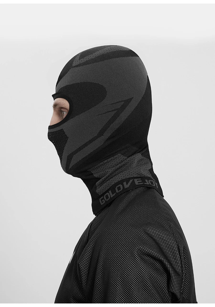 Passamontagna elasticizzato in poliestere unisex, taglia unica, colori a scelta, 2 modelli.