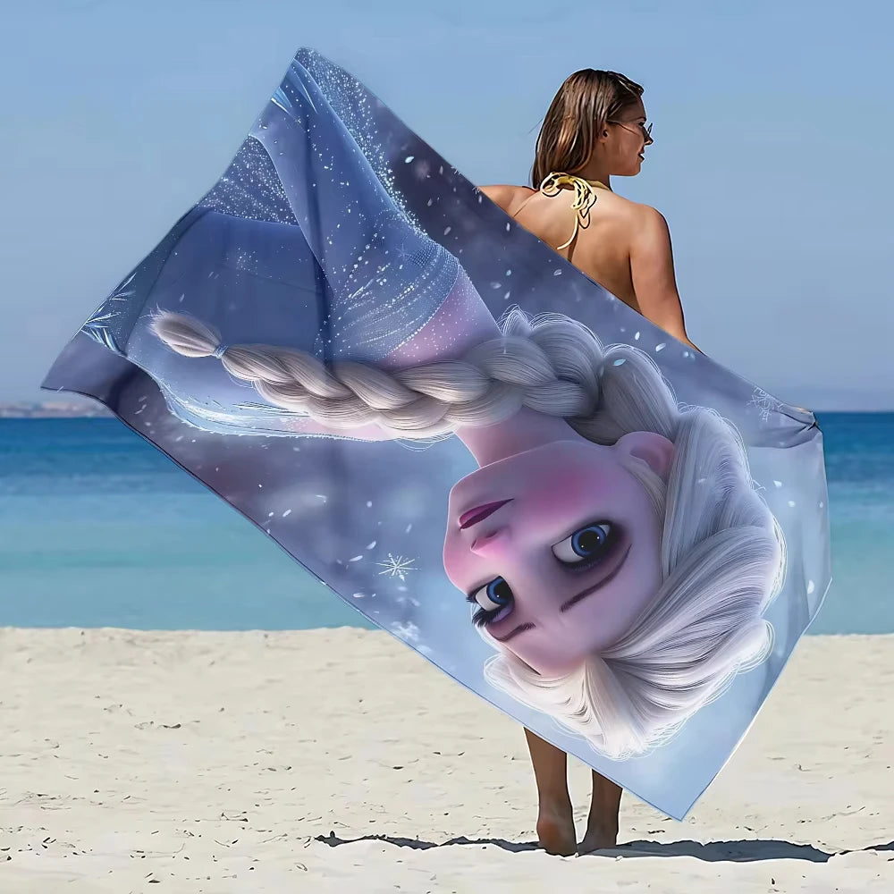 Asciugamano per bambine con immagini cartone animato “Frozen”. Varie misure a scelta.