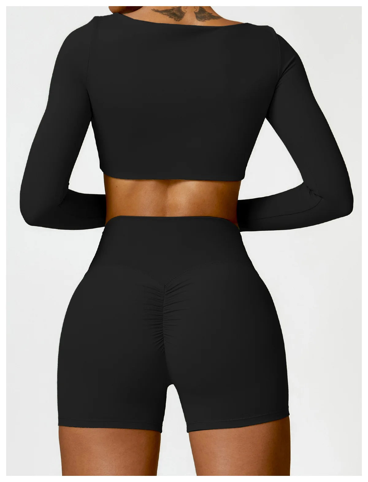 Top/T-shirt sportiva/casual, manica lunga, per donna. Misure e 6 colori a scelta.