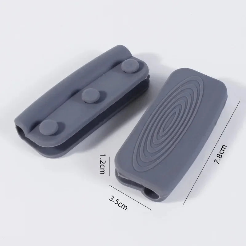 Coprimanico per pentola, per isolamento termico. In silicone antiscottatura antiscivolo.