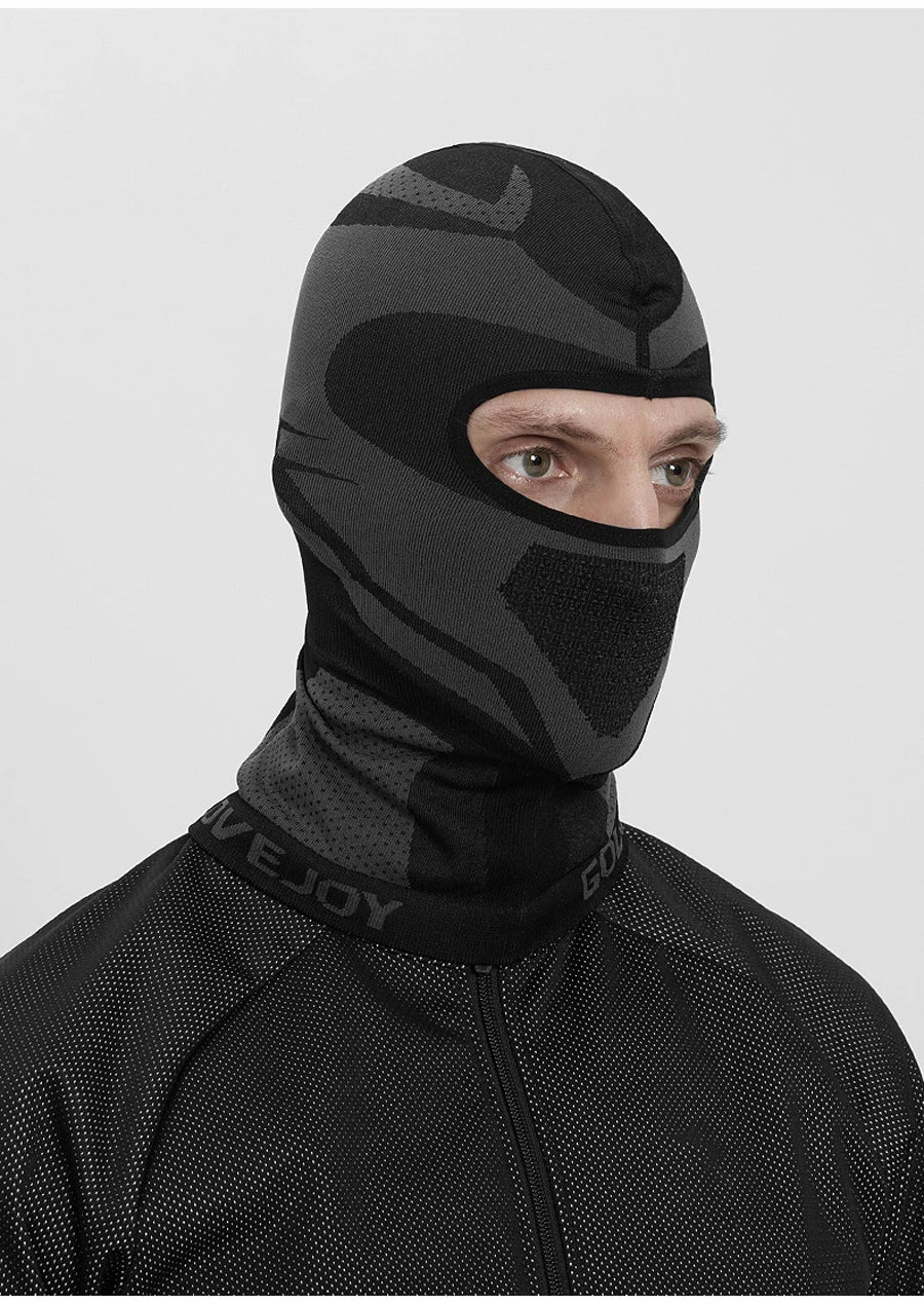 Passamontagna elasticizzato in poliestere unisex, taglia unica, colori a scelta, 2 modelli.