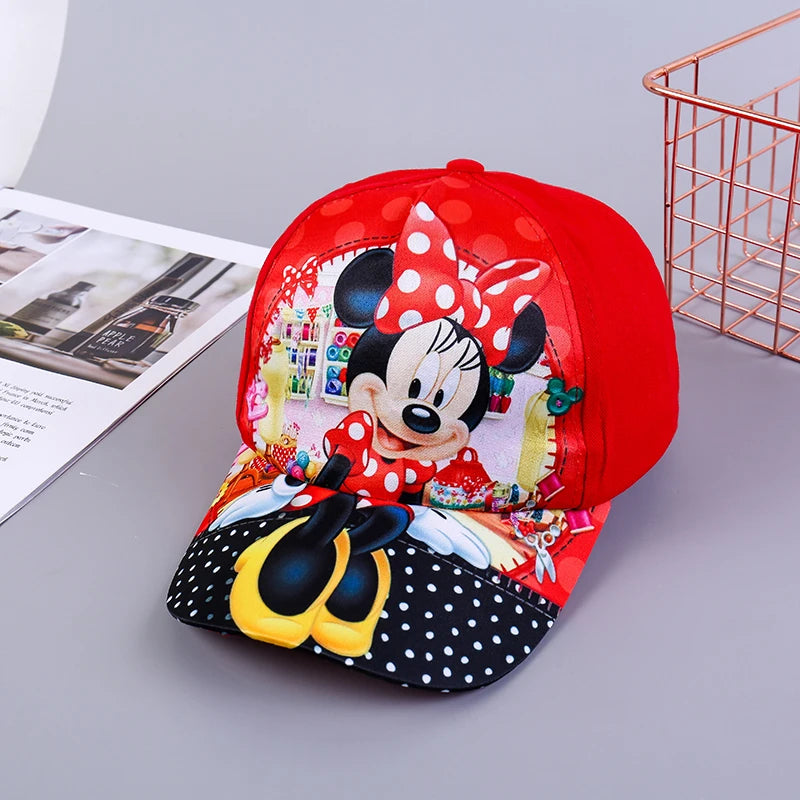 Cappello primavera/estate per bambino/a con immagini a scelta cartoni animati. Protezione a 360° in cotone traspirante.