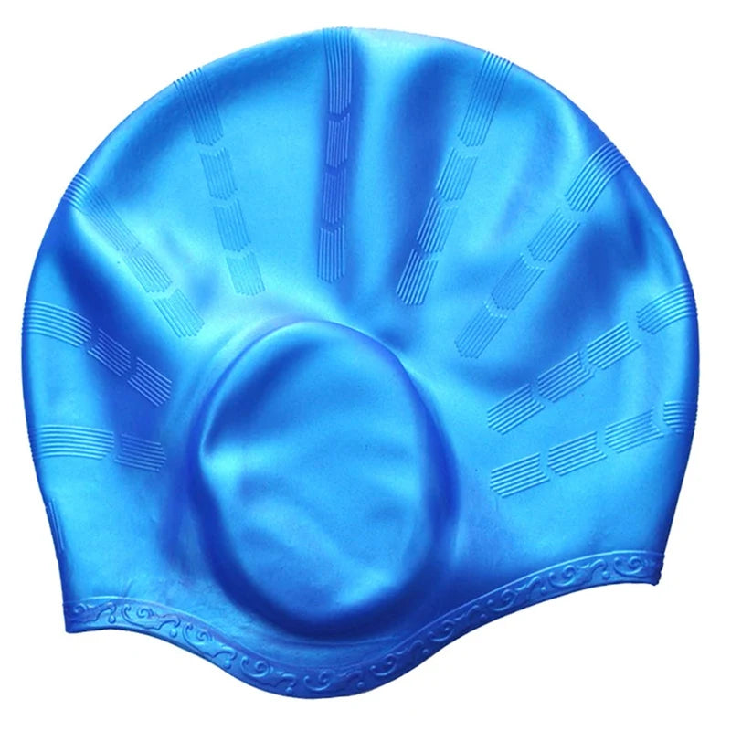 Cuffie da nuoto in silicone unisex per adulti e bambini. Impermeabili, ergonomiche per le orecchie.