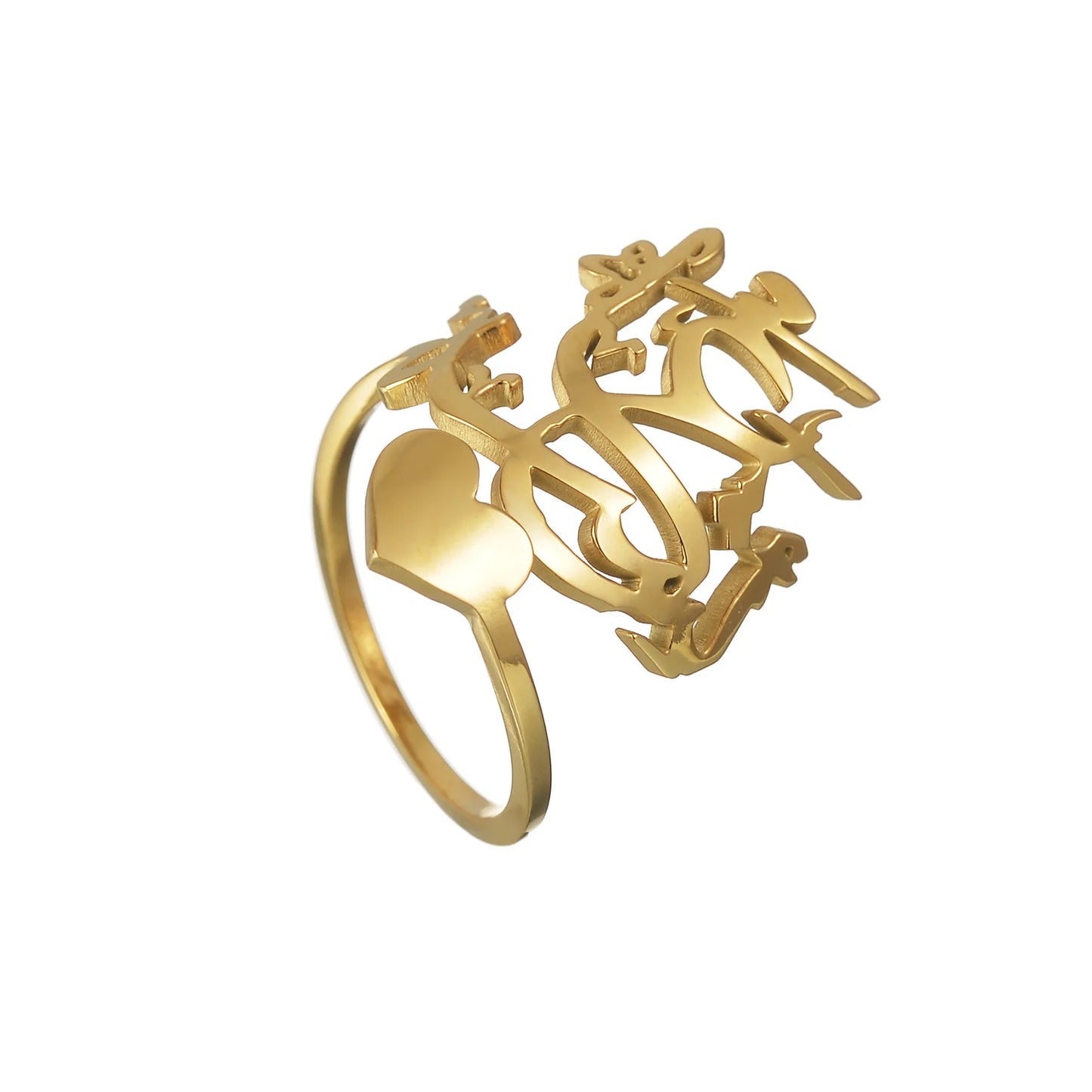 Anello Personalizzato con Nome in Arabo: Un Gioiello Unico per Te.