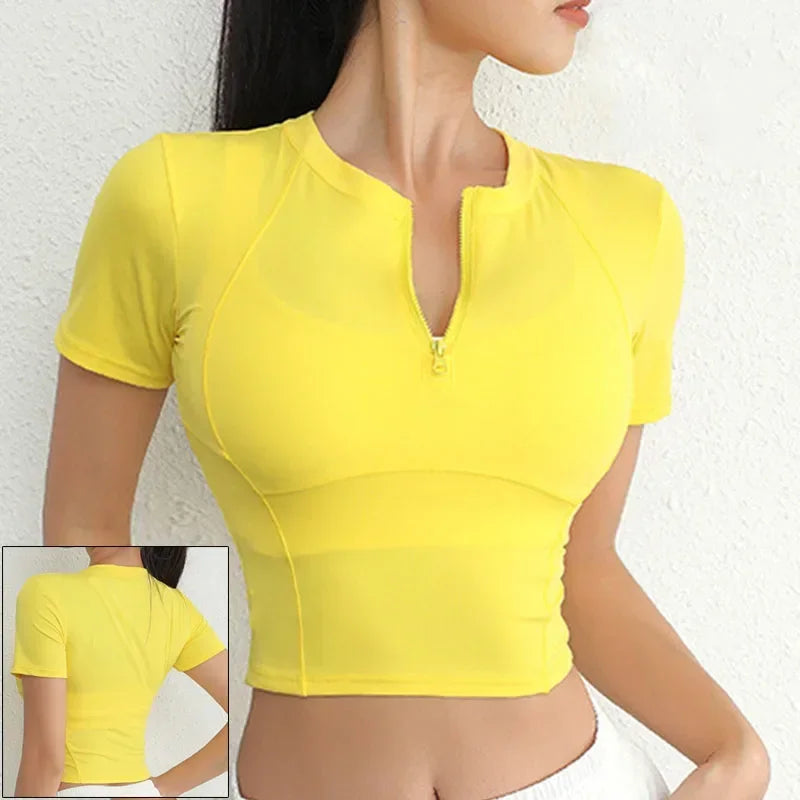 Top/T-shirt sportiva/casual, manica lunga, per donna. Misure e 9 colori a scelta.