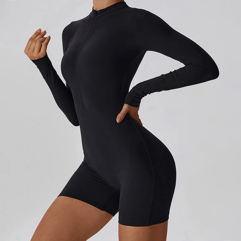 Tuta/body sportiva/casual, per donna. Manica lunga/corta, pantalone lungo/corto, colori e misure a scelta.