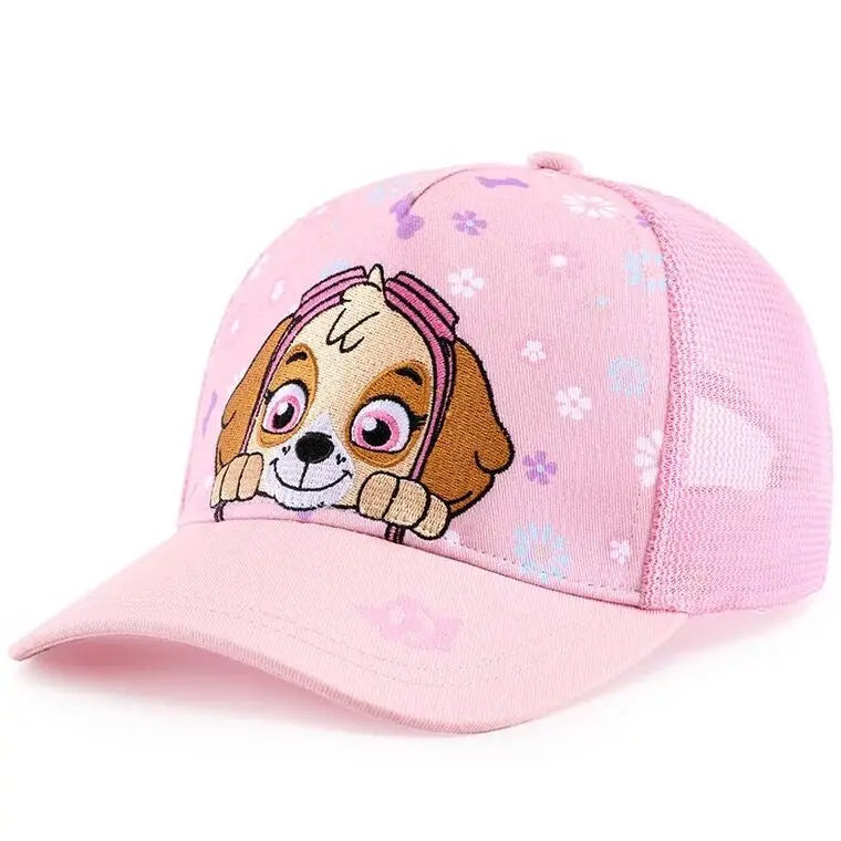 Cappello primavera/estate unisex per bambini con scelta immagini cartoni animati. Protezione a 360° in cotone traspirante.