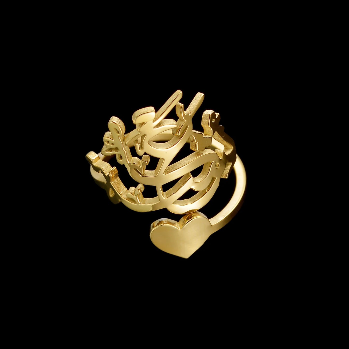 Anello Personalizzato con Nome in Arabo: Un Gioiello Unico per Te.