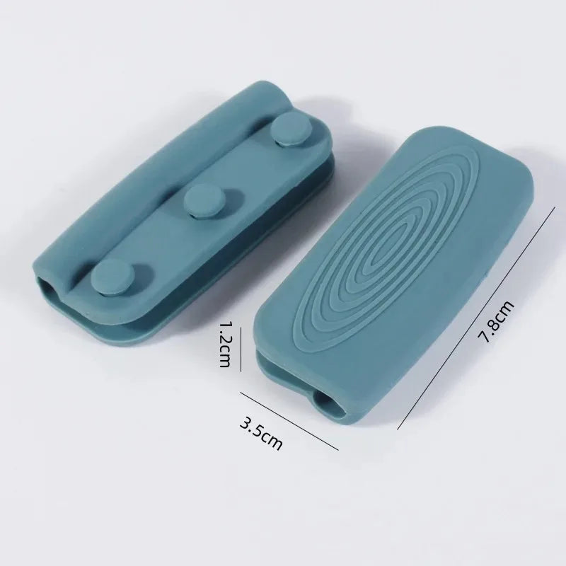 Coprimanico per pentola, per isolamento termico. In silicone antiscottatura antiscivolo.