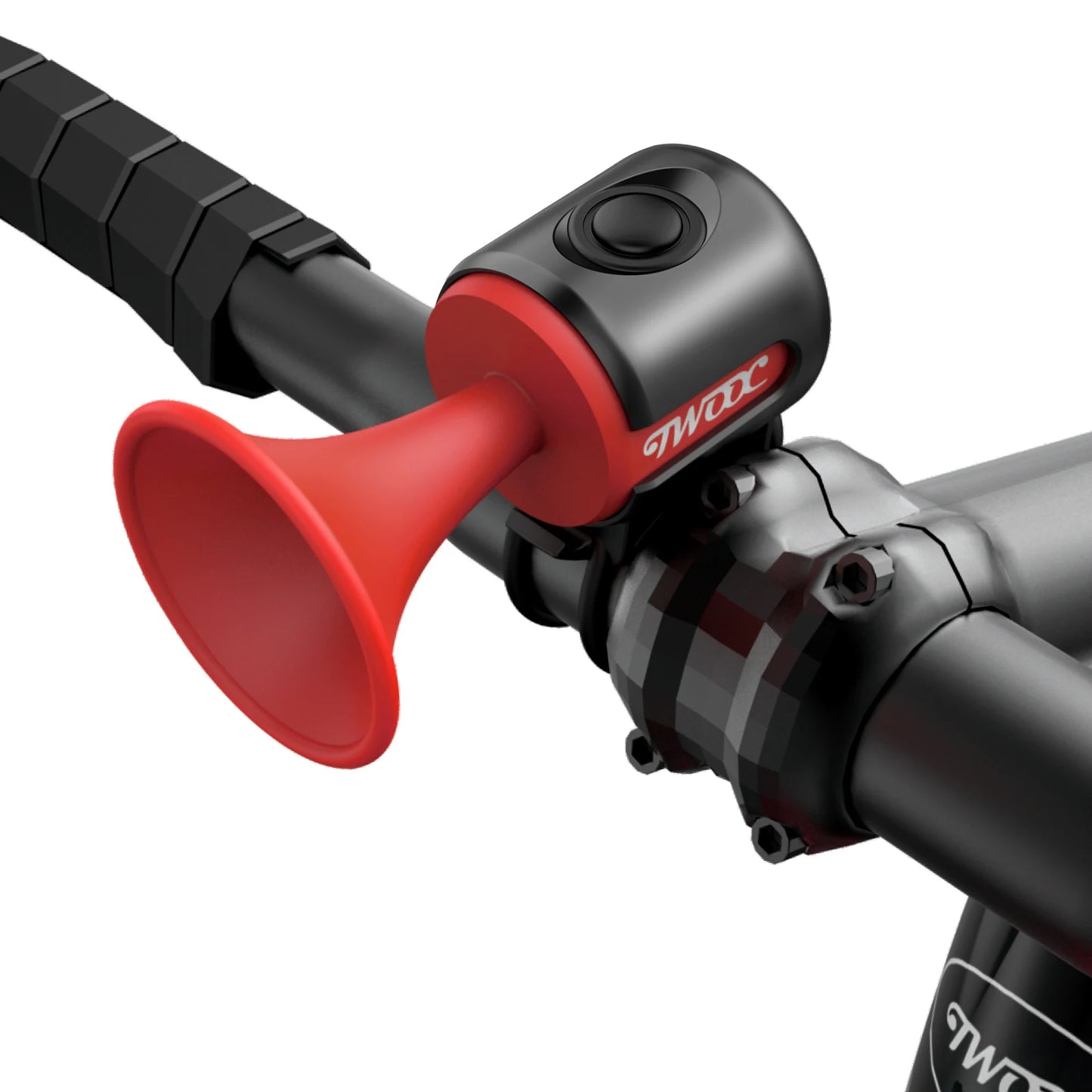 Campanello 120 dB per bicicletta. Impermeabile, installazione veloce senza attrezzi, In tre colori.