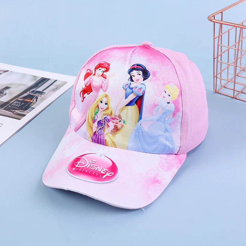 Cappello primavera/estate per bambino/a con immagini a scelta cartoni animati. Protezione a 360° in cotone traspirante.