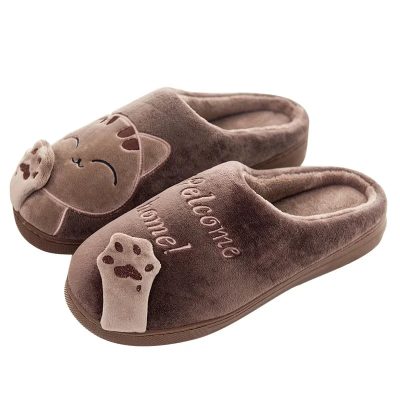 Pantofole in cotone invernali per interni. Stile, eleganza e caldo per uomo/donna.