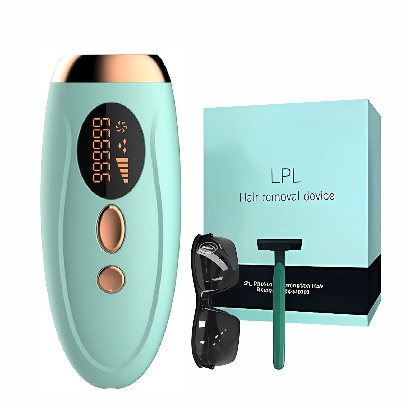 Epilatore a Luce Pulsata IPL – Laser Permanente, Indolore e Professionale per Viso, Corpo, Ascelle e Zona Bikini.