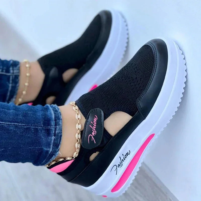 Scarpa primavera/estate da donna, sportiva elegante, antiscivolo e colorata. Ultra traspirante, leggera, comodità ai tuoi piedi.