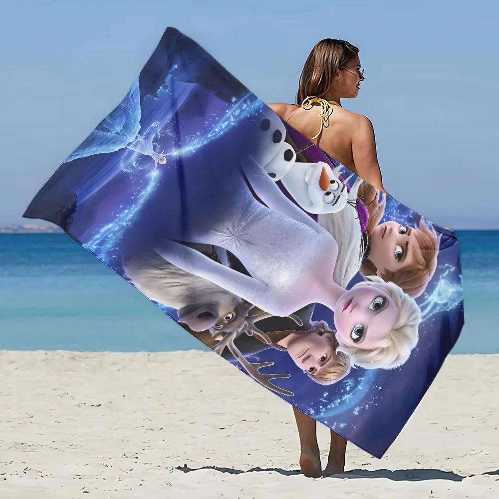 Asciugamano per bambine con immagini cartone animato “Frozen”. Varie misure a scelta.