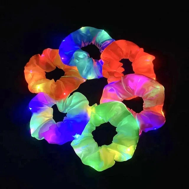 Elastico per capelli a LED Illuminante. Dai un tocco di vivacità ai tuoi capelli, fatti notare.