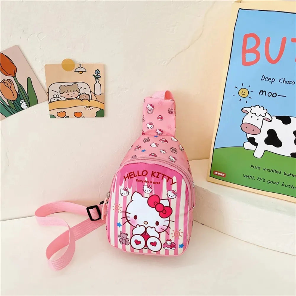 Borse a tracolla per bambini immagini cartoni animati. Borsa versatile alla moda, colori e immagino assortite.
