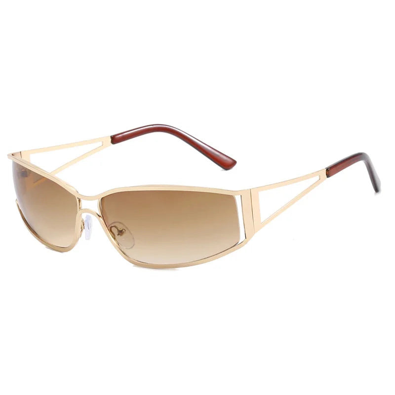 Occhiali da Sole Polarizzati Uomo Donna – Montatura in lega sfumata, Protezione UV400, Leggeri e Resistenti – Disponibili in Vari Colori.