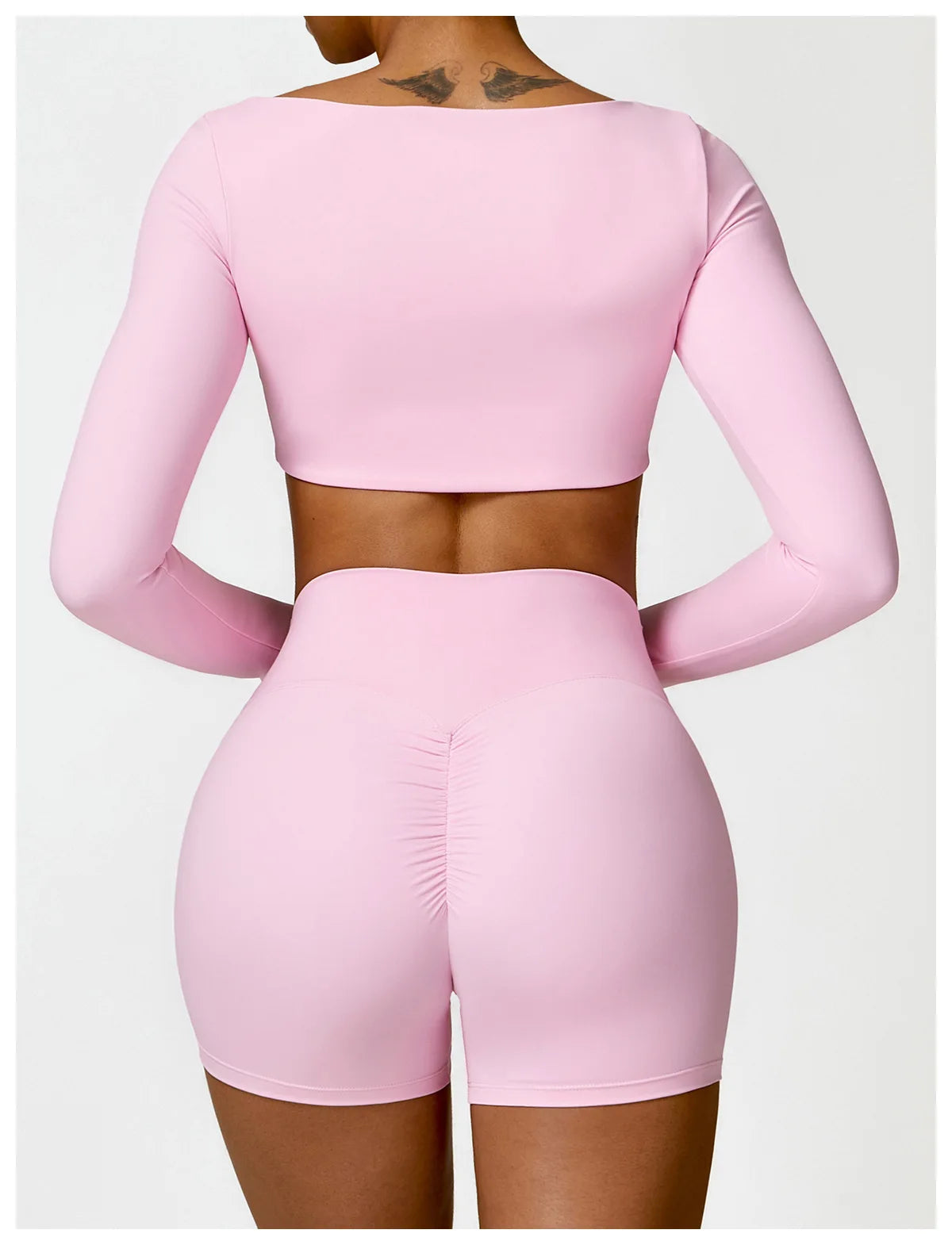 Top/T-shirt sportiva/casual, manica lunga, per donna. Misure e 6 colori a scelta.