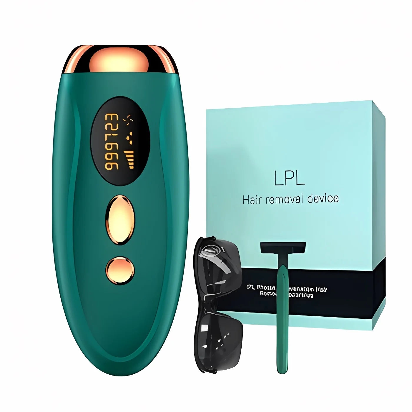 Epilatore a Luce Pulsata IPL – Laser Permanente, Indolore e Professionale per Viso, Corpo, Ascelle e Zona Bikini.