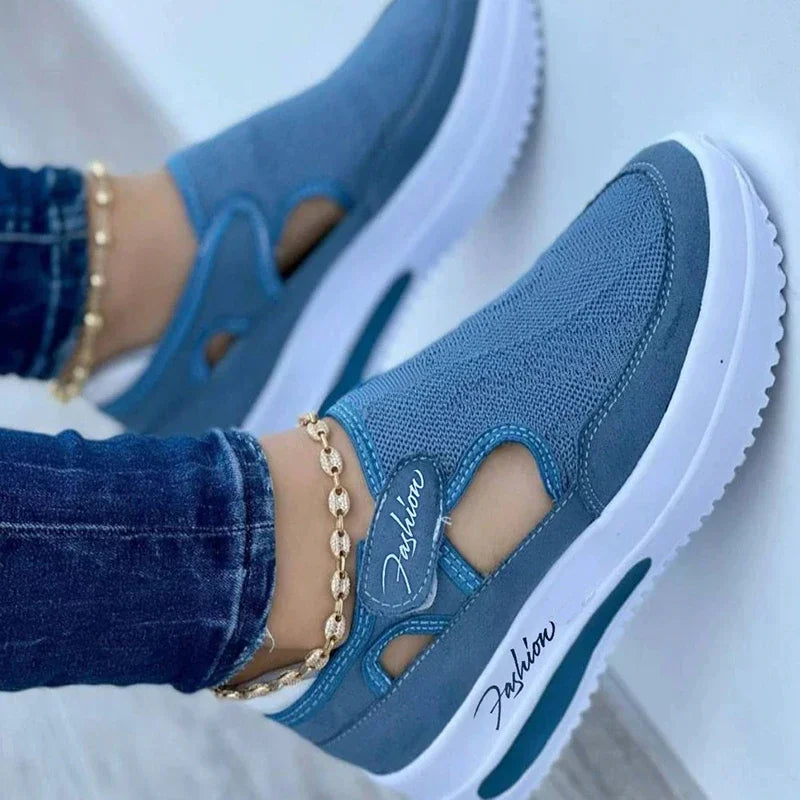 Scarpa primavera/estate da donna, sportiva elegante, antiscivolo e colorata. Ultra traspirante, leggera, comodità ai tuoi piedi.
