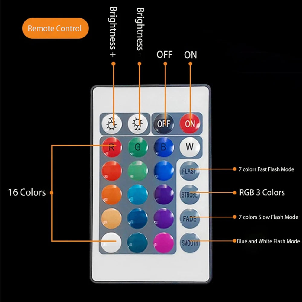 Luce notturna a forma di crocefisso varie tipologie, fantasie 3D, 16 colori cambiabili a piacimento.