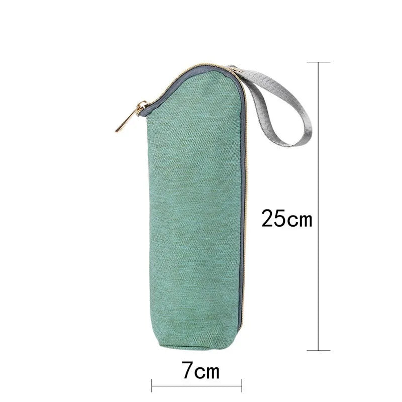 Borsa termica isolante porta biberon per passeggini. Colori a scelta, capacità 350ml.