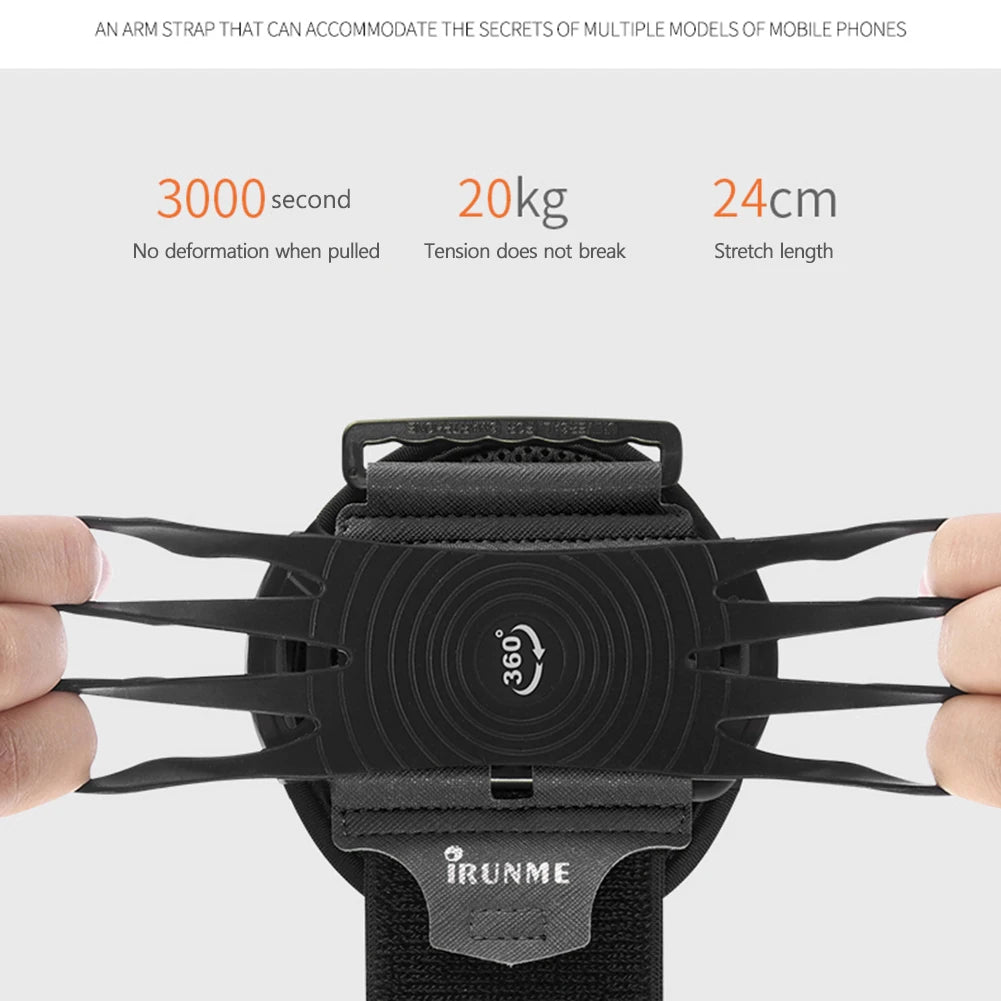 Supporto da Polso per Smartphone con Rotazione a 360° – Libertà Totale in Movimento!