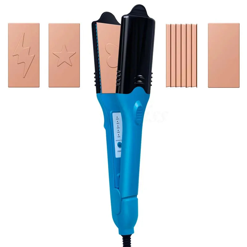 Piastra per capelli professionale 5 in 1. Piastra per capelli per uso domestico con formine per scolpire i capelli.
