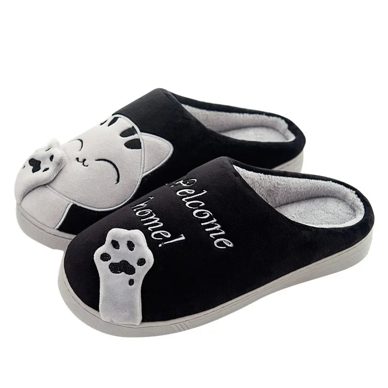 Pantofole in cotone invernali per interni. Stile, eleganza e caldo per uomo/donna.