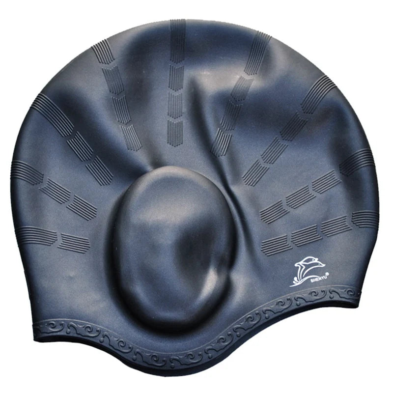 Cuffie da nuoto in silicone unisex per adulti e bambini. Impermeabili, ergonomiche per le orecchie.