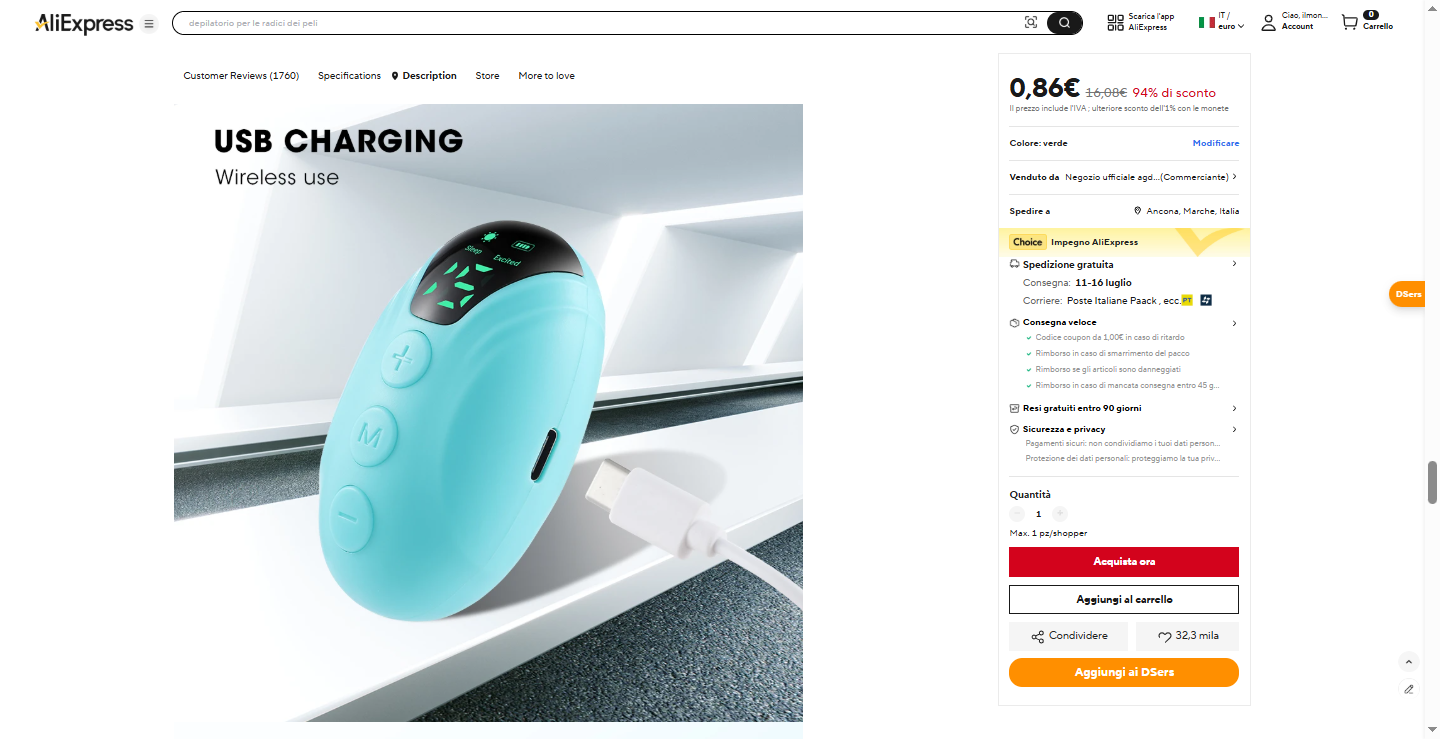 Dispositivo EMS per il Sonno – Rilassamento e Addormentamento Rapido Senza Farmaci.