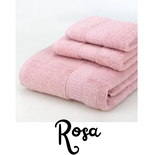Asciugamano 100% cotone, tinta unita, 3 misure disponibili. Super assorbente e asciugatura rapida.