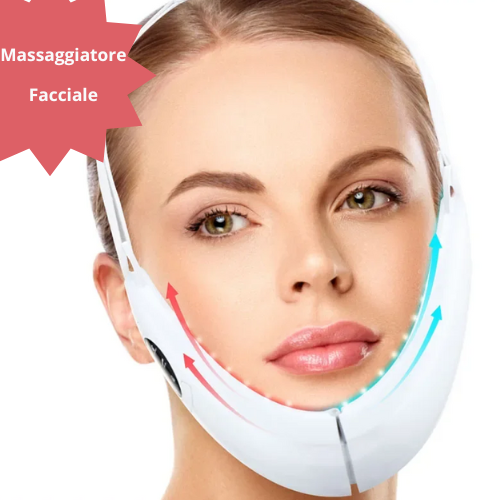 EMS Face Lifting Device LED Photon Therapy Vibration Facial Massager Face Slimming Double Chin Removal V Line Lift Belt SkinCare