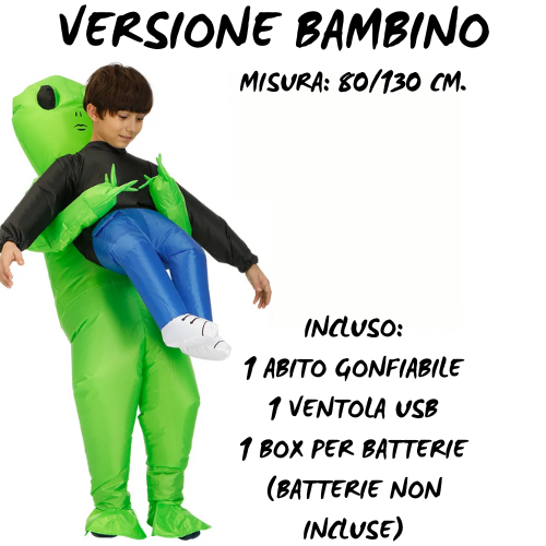 ET Alien inflatable suit Alien Monster Inflatable Costume Scary Green Alien Cosplay Costume For Adult Party Festival Stage
