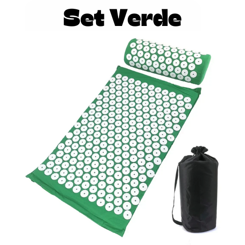 Massager Cushion Massage Yoga Mat Acupressure Relieve Pain Stress Back Body Pain Spike Mat Acupuncture Mat and Pillow Set
